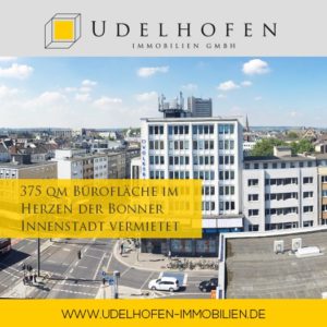 Bürofläche in Bonner Innenstadt, 375 qm vermietet.