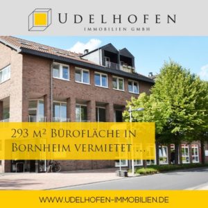 Bürofläche in Bornheim vermietet, Udelhofen Immobilien