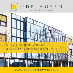 Bürofläche im Gewerbepark Buschdorf zu vermieten.