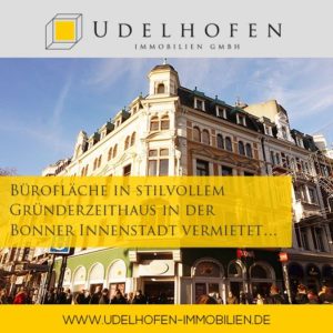 Bürofläche Gründerzeithaus Bonn Innenstadt Udelhofen Immobilien