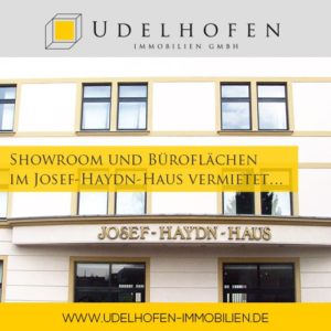Showroom und Büroflächen vermietet