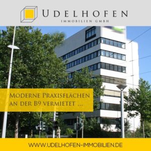 Bürogebäude mit Praxisflächen zu vermieten.