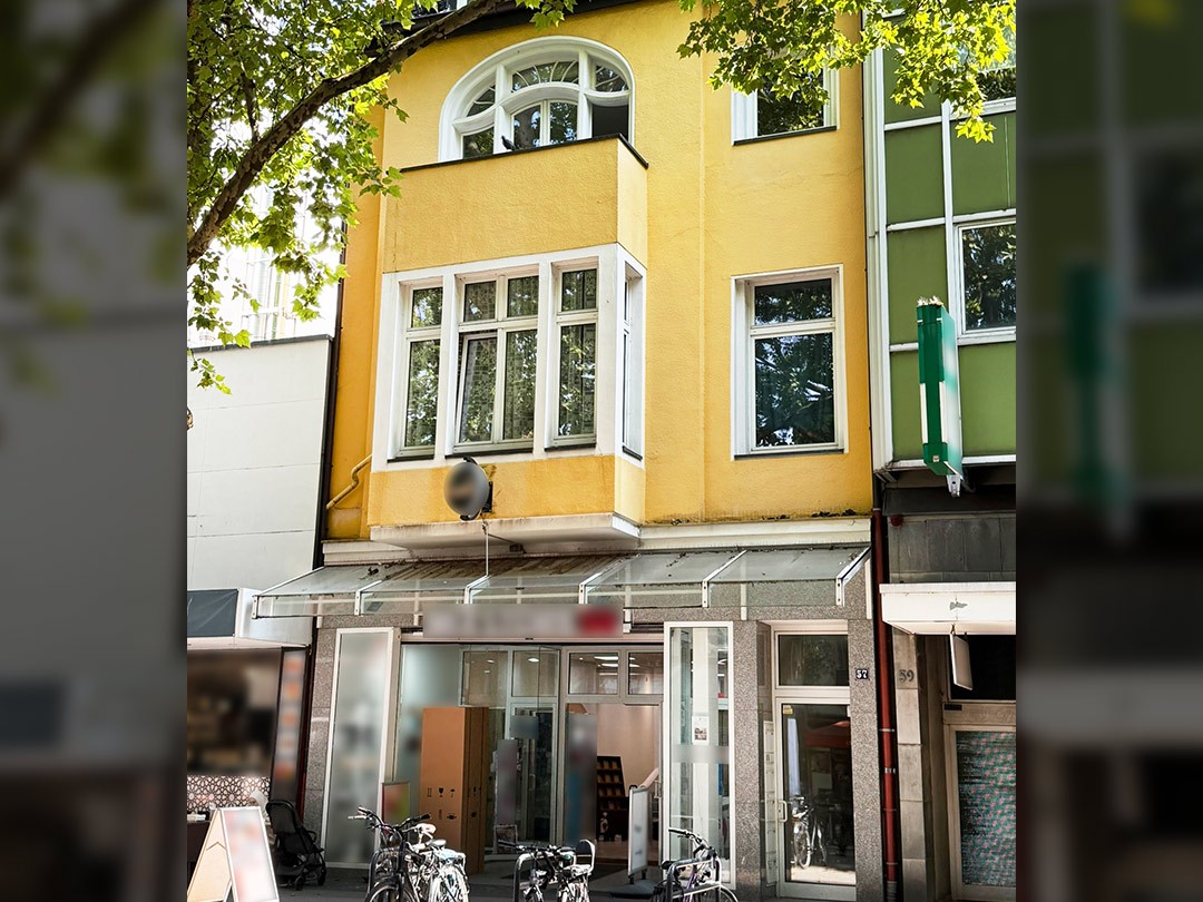 Investment-Objekt mit gelber Fassade